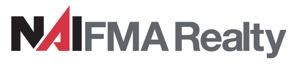 NAI FMA Realty sign in Lincoln Nebraska, 2026 Lincoln’s Choice Award winner for best commercial real estate company