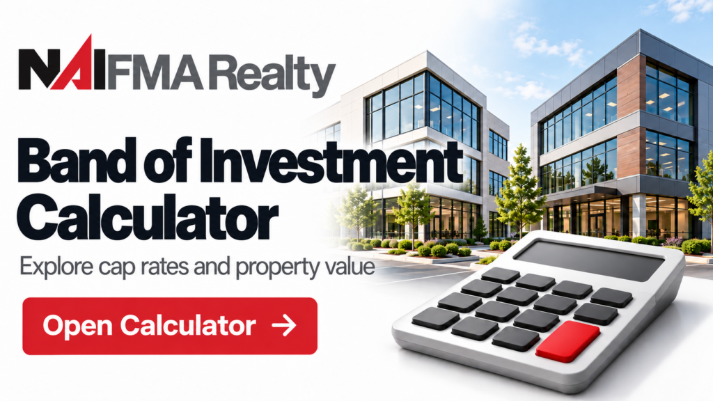 Open the NAI FMA Realty Band of Investment Calculator